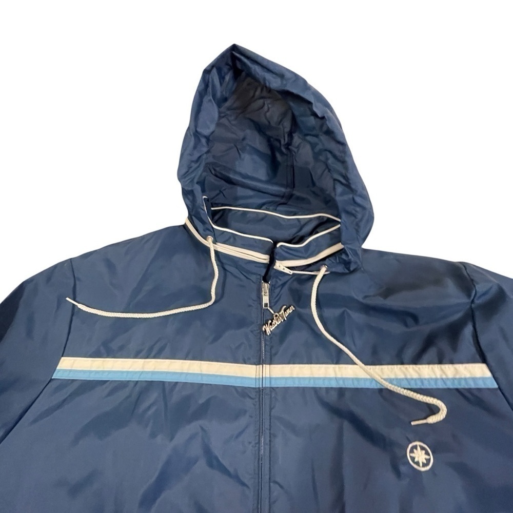 Vintage Weather Tamer Made in the USA 🇺🇸 Men’s Blue Rain Jacket Size 48/28W